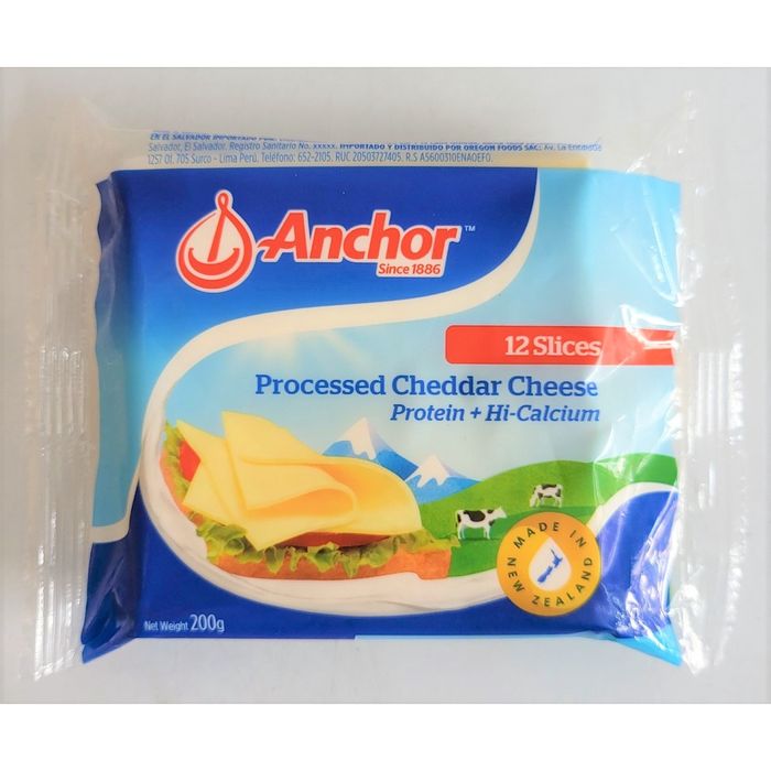 Ảnh phô mai lát Anchor Cheddar 1