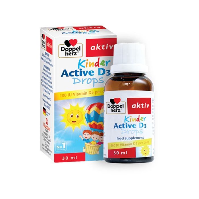 Hình ảnh Vitamin D3 100 IU Doppelherz 1