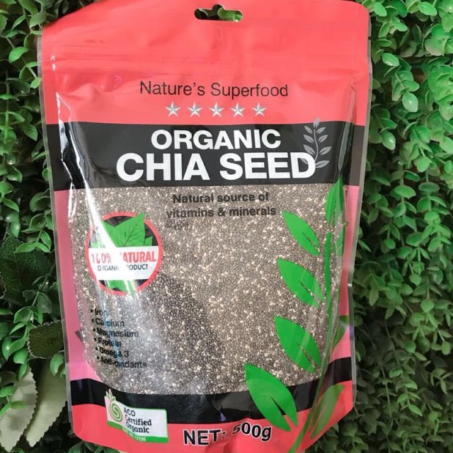 Hạt chia Organic Chia Seeds Nature Superfood hình 2