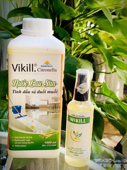 Hình ảnh 2 của nước lau sàn chống muỗi tinh dầu sả Vikill