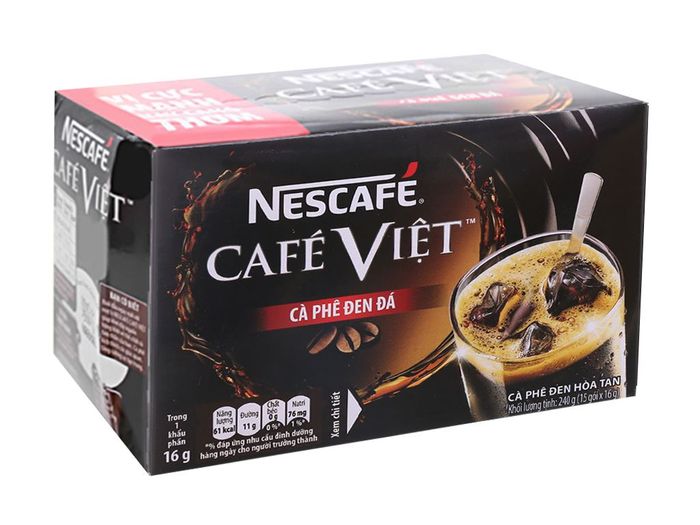 Hình ảnh cà phê đen đá NesCafé Việt Nam số 1