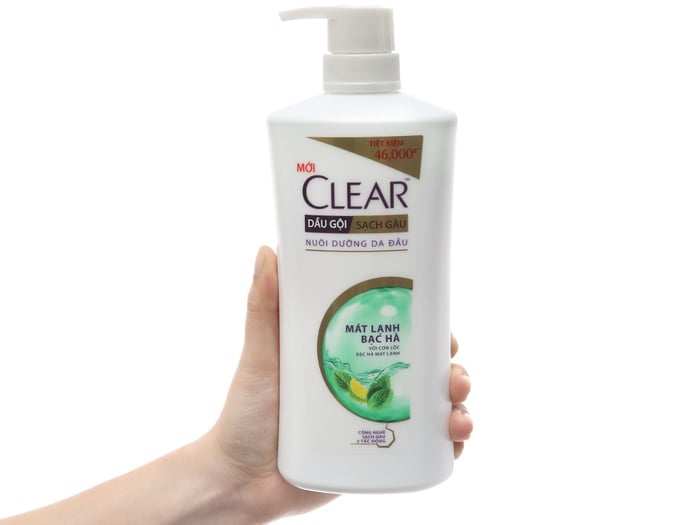 Hình ảnh Dầu gội CLEAR Mát Lạnh Bạc Hà số 2