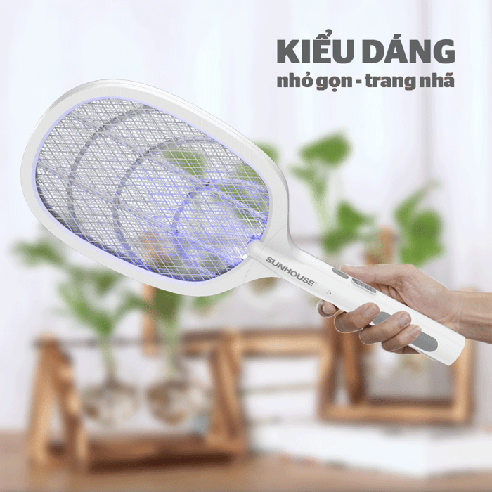 Hình ảnh vợt muỗi thông minh 3 trong 1 Sunhouse SHE-Pro11.W lần 2