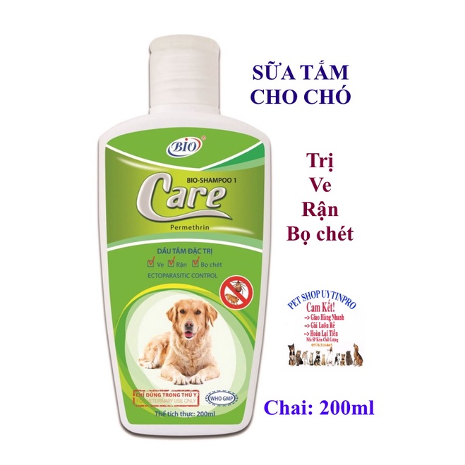 Sữa tắm cho chó mèo Bio Care - Ảnh 1