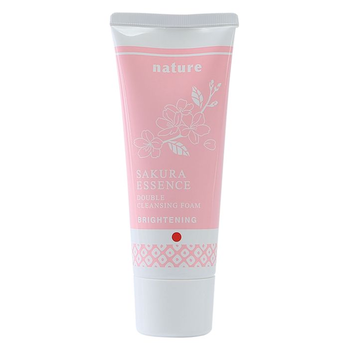 Sữa rửa mặt Naris Cosmetic Nature làm sáng da chiết xuất hoa anh đào Sakura Essence Double Cleansing Foam - Hình 1