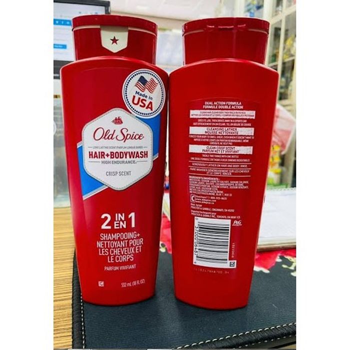 Hình ảnh Sữa tắm gội 2IN1 Old Spice High Endurance số 1