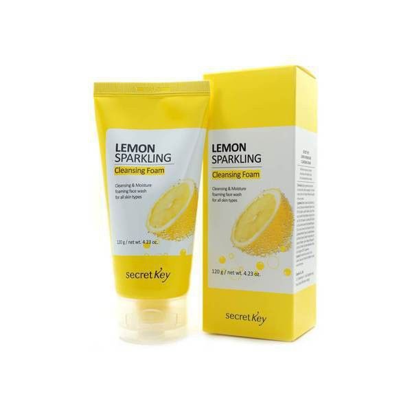 Hình ảnh 2 của Sữa Rửa Mặt Secret Key Lemon Sparkling Cleansing Foam