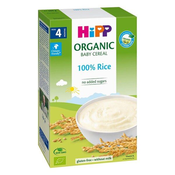 Hình ảnh bột ngũ cốc Hipp Organic gạo nhũ nhi 100% Rice 2