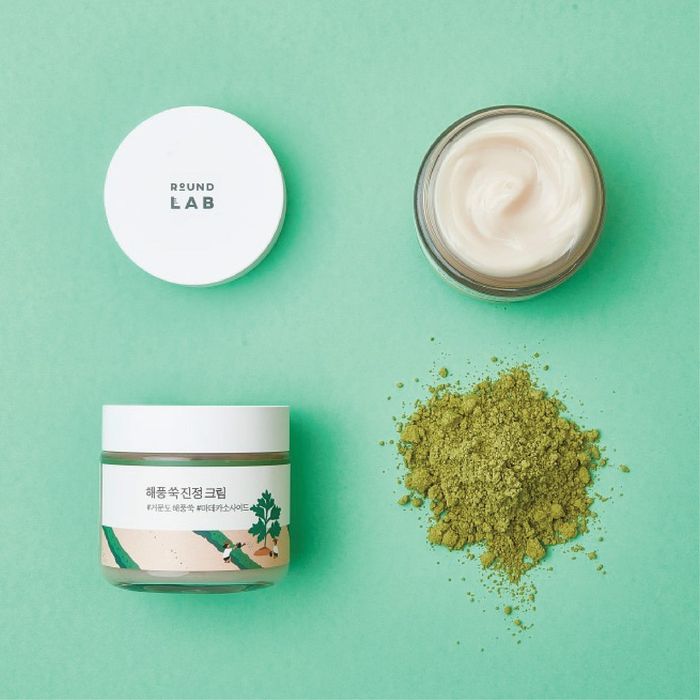 Hình ảnh Kem Dưỡng Ẩm, Làm Dịu Da Cho Da Nhạy Cảm Chiết Xuất Ngải Cứu ROUNDLAB Mugwort Calming Cream