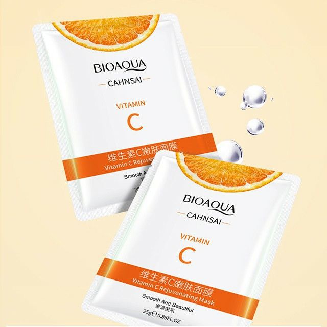 Mặt nạ làm trắng da Vitamin C Bioaqua hình ảnh 1