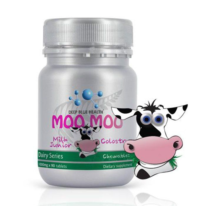 Hình ảnh viên nén kẹo sữa non Deep Blue Health Moo Moo Milk Colostrum Junior 1