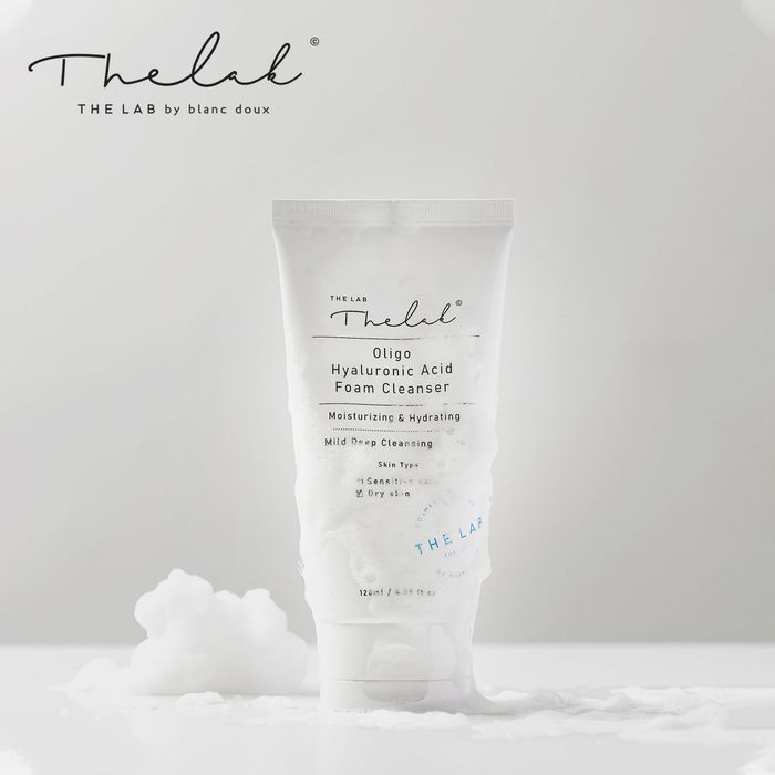 Hình ảnh Sữa Rửa Mặt Tạo Bọt Cấp Ẩm Sâu Oligo Hyaluronic Acid Foam Cleanser THE LAB by blanc doux - Ảnh 1