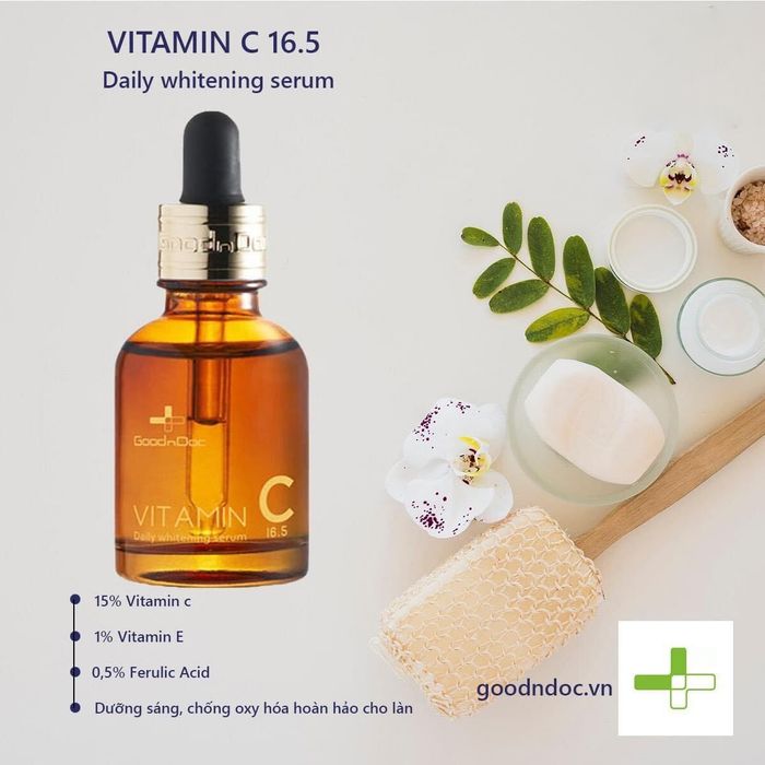 Goodndoc Vitamin C-16.5 Daily Whitening Serum hình ảnh 2