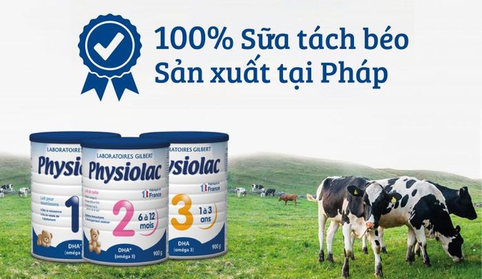 Ảnh Sữa Physiolac Số 1 số 2