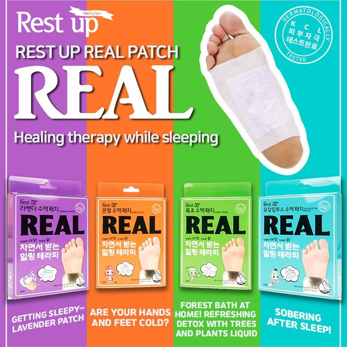 Hình ảnh miếng dán thải độc chân Rest Up Patch Real - Forest 2