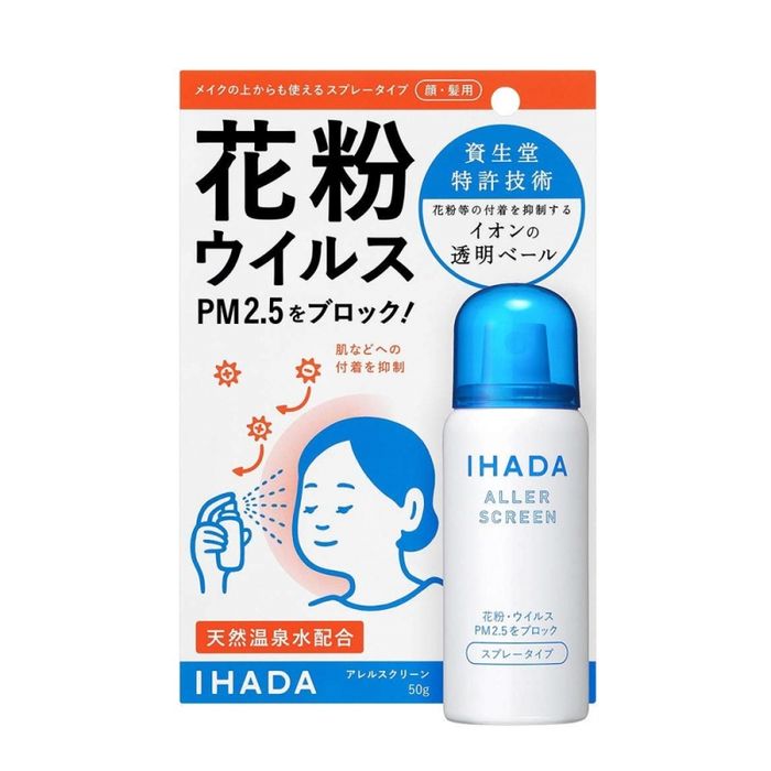 Xịt kháng khuẩn và chống bụi mịn Ihada Shiseido PM 2.5 hình 1