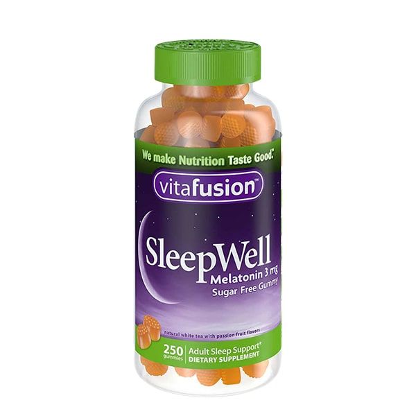 Kẹo dẻo Vitafusion Sleepwell 3mg Melatonin - Hình 1