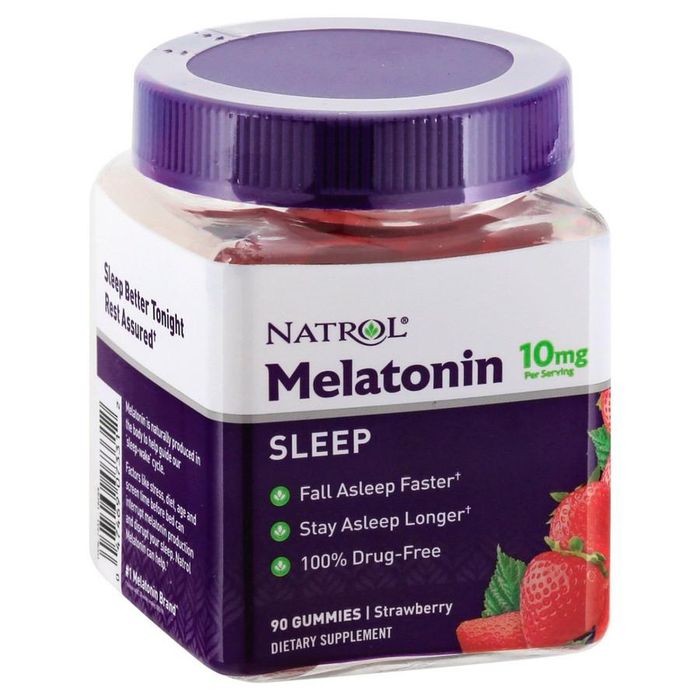 Kẹo dẻo hỗ trợ giấc ngủ Natrol Sleep Beauty Melatonin Biotin Vitamin E của Mỹ - Hình 2