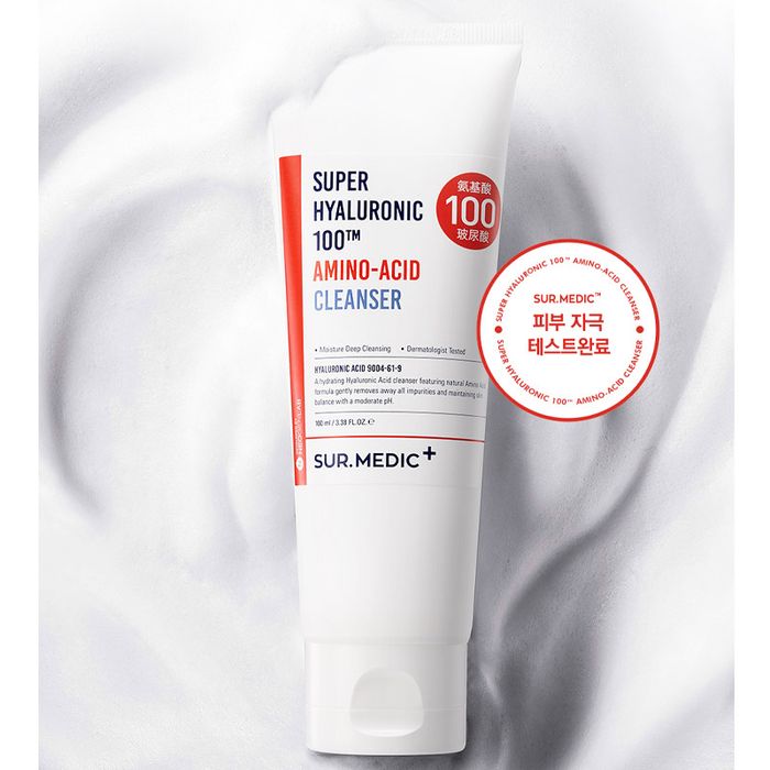 Sữa Rửa Mặt Sur.Medic+ Super Hyaluronic 100™ Amino-Acid Cleanser - Hình 2