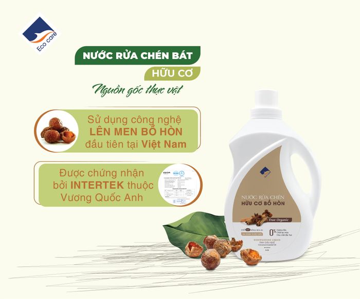 Nước Rửa Chén Hữu Cơ Bồ Hòn hình ảnh 2