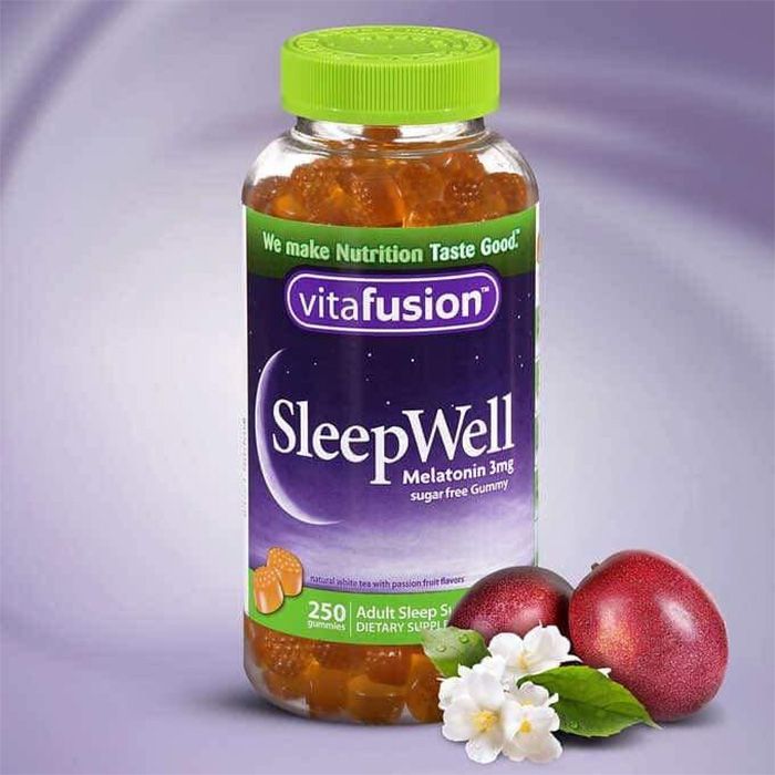 Hình ảnh kẹo dẻo ngủ ngon Vitafusion Sleepwell Melatonin 3mg