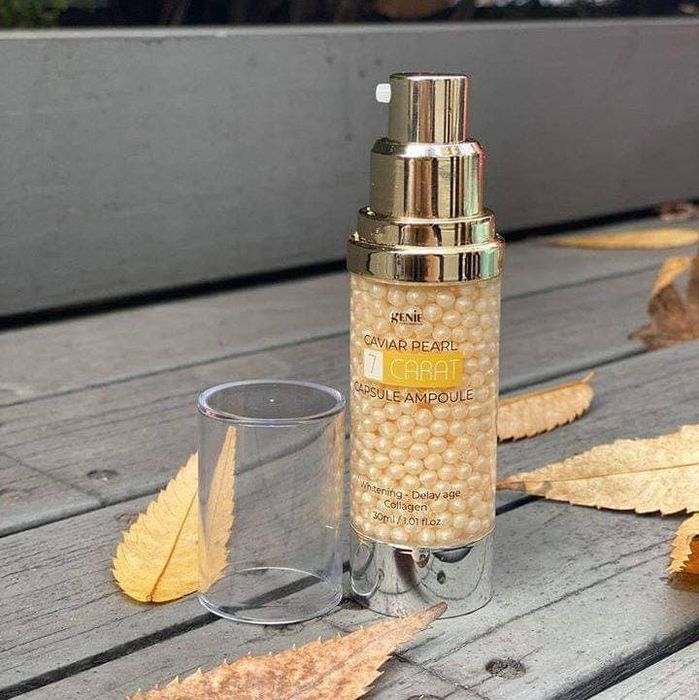 Ảnh 1 của serum trứng cá tầm ngọc trai Genie Caviar Pearl từ Hàn Quốc