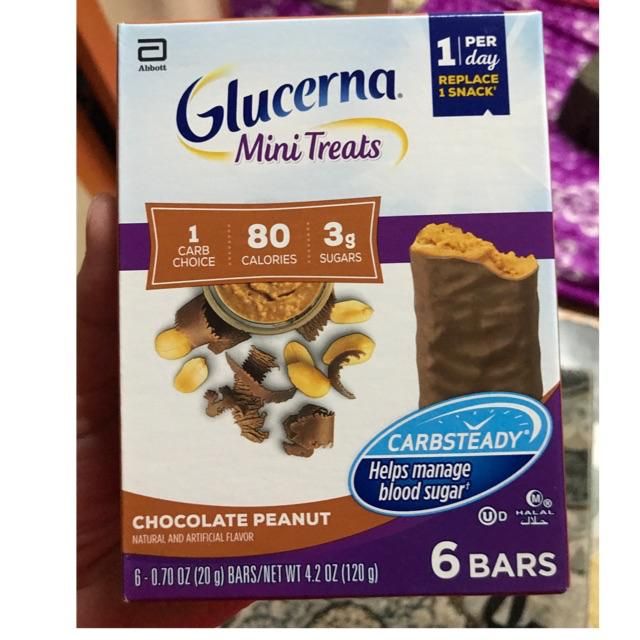 Hình ảnh 1 của Bánh Chocolate Peanuts Glucerna Mini Treats dành cho người tiểu đường