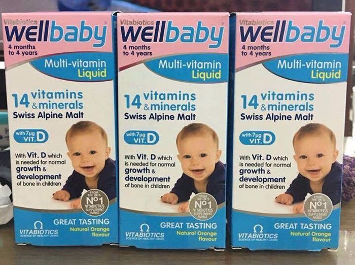 WellBaby Infant Liquid - Vitamin Tổng Hợp và Omega 3 cho Bé ảnh 1