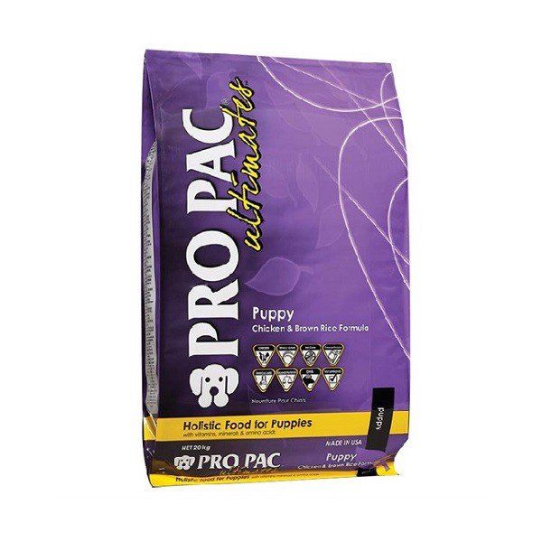 Thức ăn cao cấp cho chó con và chó mẹ PRO PAC Ultimates Puppy Chicken & Brown Rice Formula - Ảnh 2