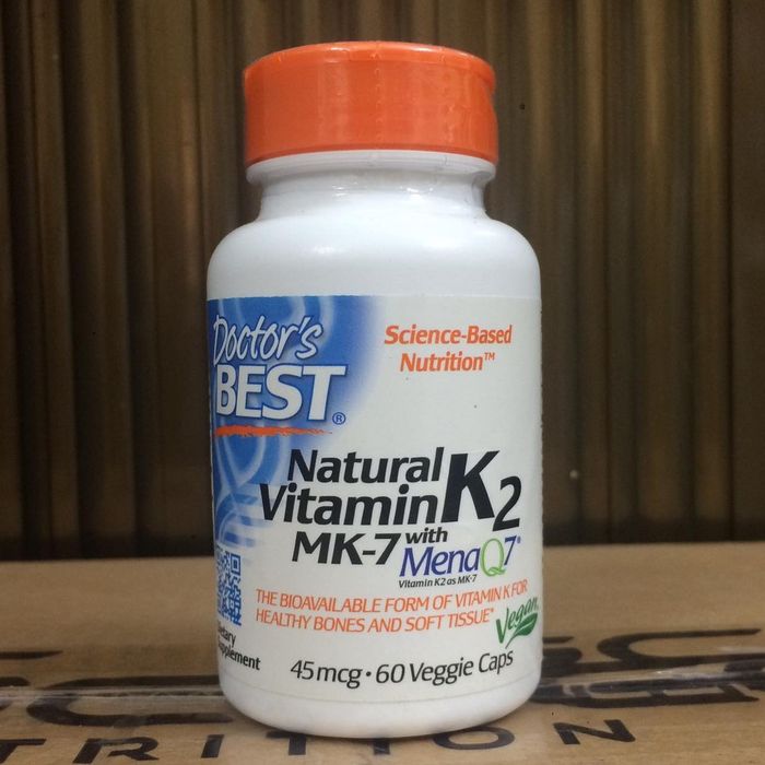 Hình ảnh Viên Uống Vitamin Doctor's Best K2 MK-7 Với MenaQ7 - Ảnh 1
