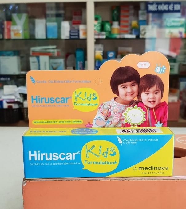 Hình ảnh kem trị sẹo Hiruscar Kids Formulation 1