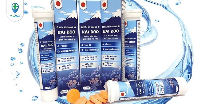 Hình ảnh 1 của viên sủi Kai Doo hỗ trợ điều trị viêm xoang