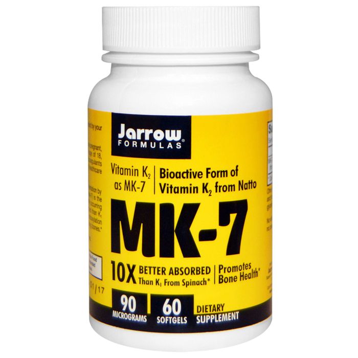 Hình ảnh Viên Bổ Sung Vitamin K2 Jarrow MK-7 90mcg - Ảnh 1