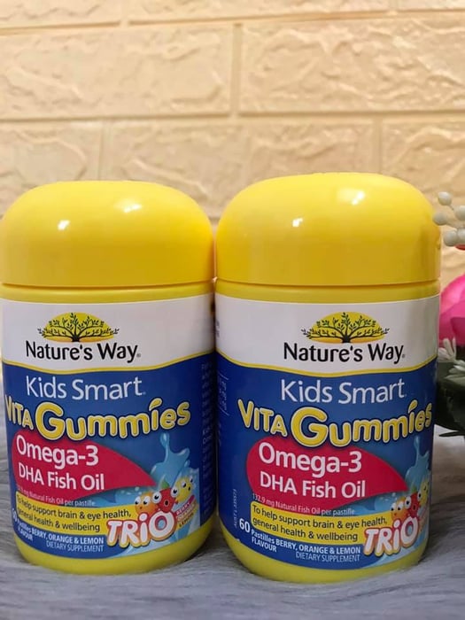 Hình ảnh kẹo bổ sung Omega-3 Nature’s Way Kids Smart Omega-3 Fish Oil 2