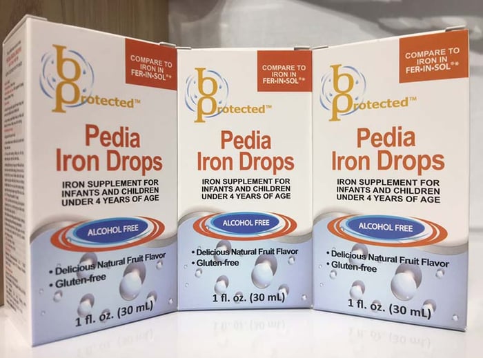 PEDIA IRON DROPS - SẮT BỔ SUNG CHO TRẺ EM - Hình ảnh 1