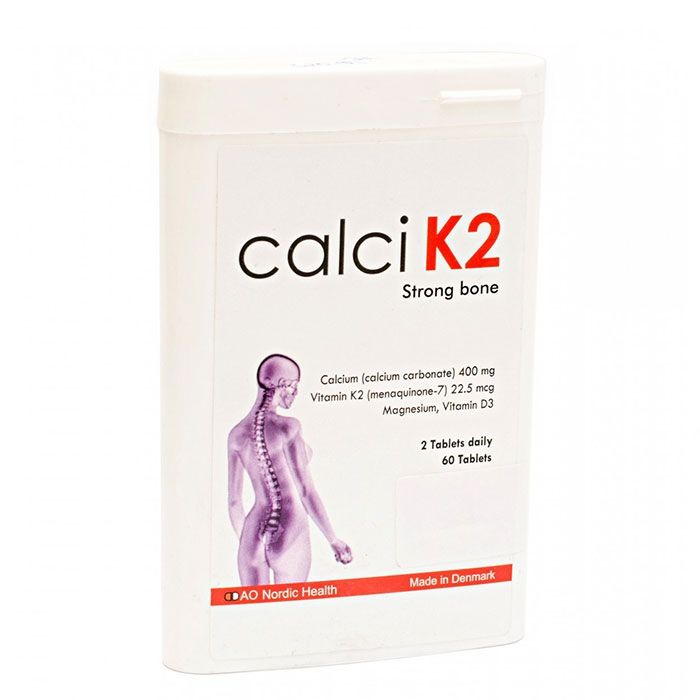 Hình ảnh Viên Uống Canxi Ngăn Ngừa Loãng Xương Calci K2 DAO Nordic Health - Ảnh 2