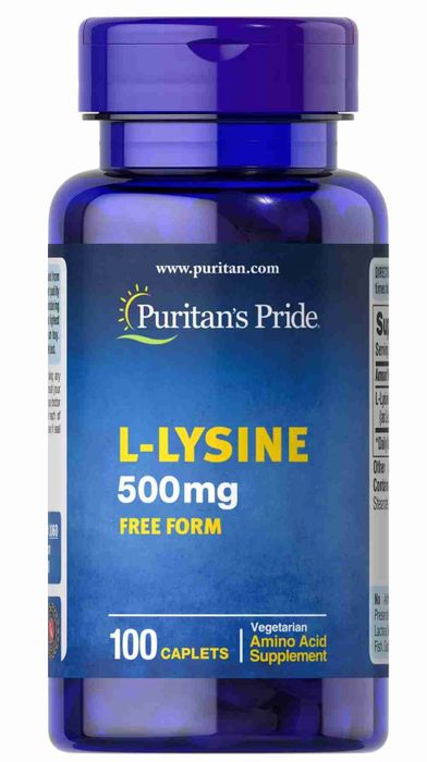 Viên uống Puritan's Pride L-Lysine 500mg hỗ trợ tăng cân - Hình ảnh 2