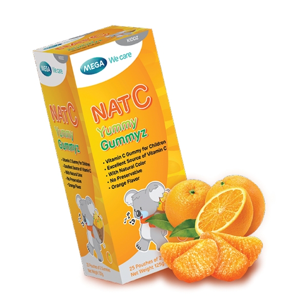 Hình ảnh 2 của kẹo dẻo bổ sung Vitamin C và kẽm Nat C Yummy Gummyz