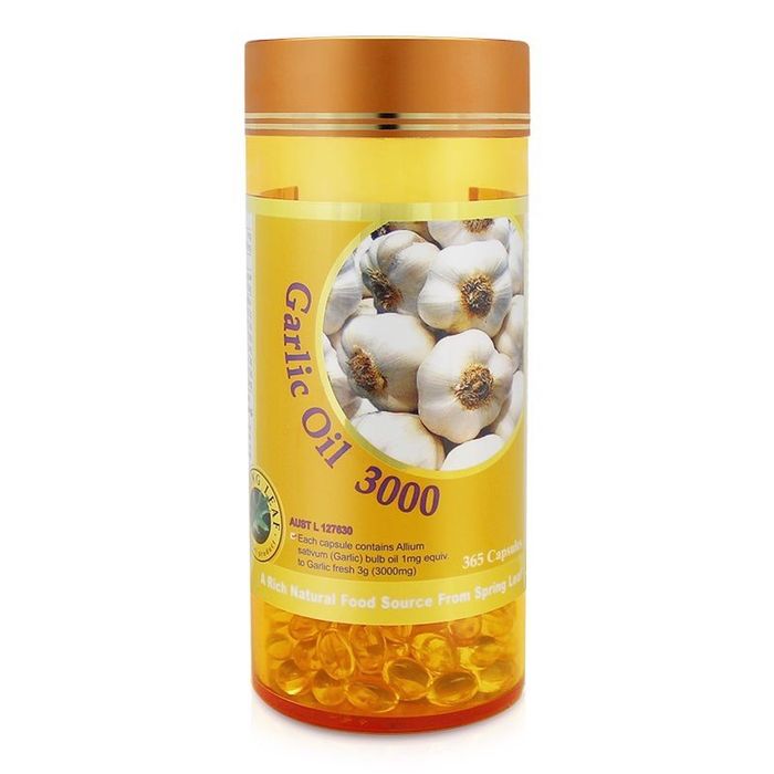 Tinh dầu tỏi Garlic Oil 3000mg Spring Leaf - Hình ảnh 2