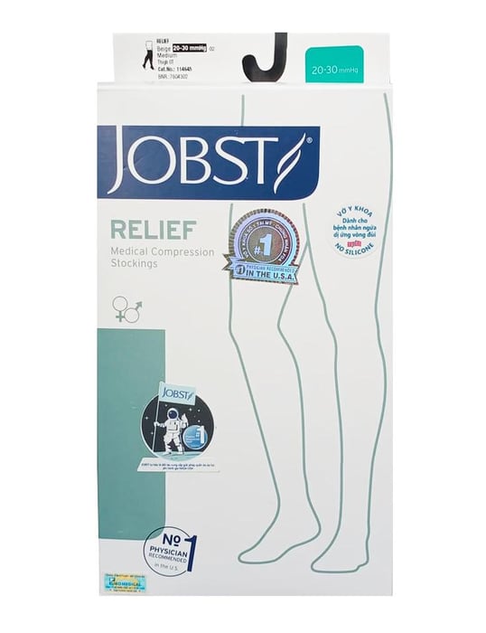 Hình ảnh vớ y khoa hỗ trợ điều trị giãn tĩnh mạch Jobst Relief 2