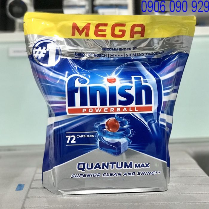 Viên rửa bát Finish Quantum hình ảnh 2