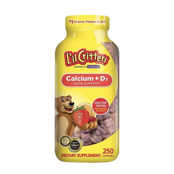 Hình ảnh 2 của kẹo dẻo tăng chiều cao L'il Critters Calcium With Vitamin D3