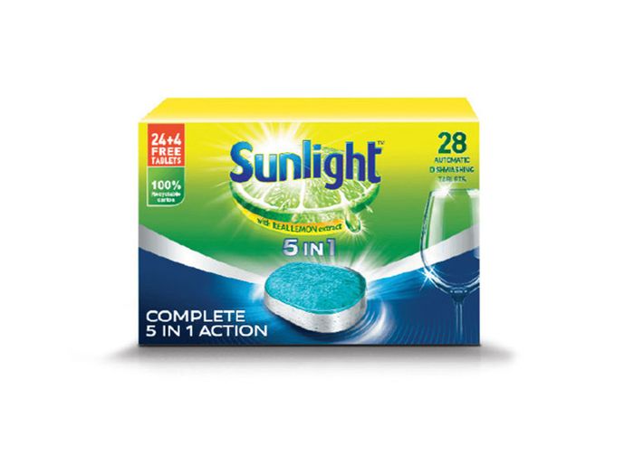 Hình ảnh viên rửa bát Sunlight 5 trong 1 - Ảnh 2