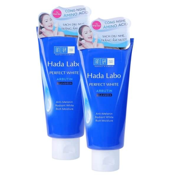 Hình ảnh Sữa rửa mặt Hada Labo Perfect White Arbutin Cleanser 1