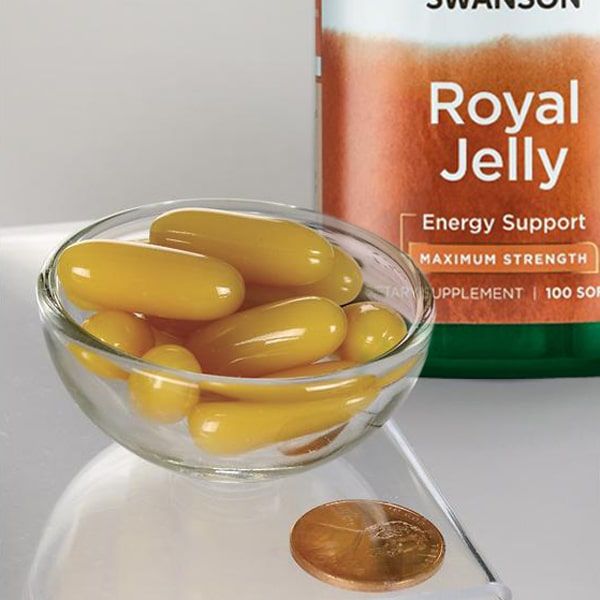 Hình ảnh 2 của viên sữa ong chúa Swanson Royal Jelly Energy Support