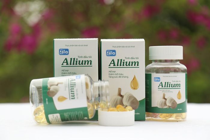 Hình ảnh của viên tinh dầu tỏi Allium số 2