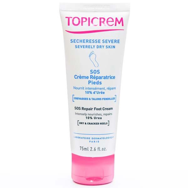 Hình ảnh kem dưỡng ẩm và trị nứt nẻ chân Topicrem SOS Repair Foot Cream 1