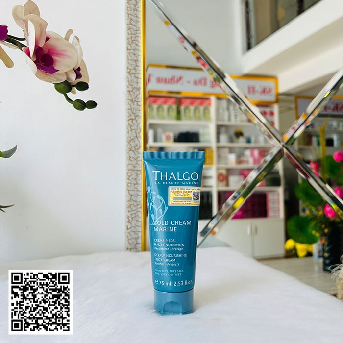 Hình ảnh kem dưỡng da chân Thalgo Cold Cream Marine Deeply Nourishing Foot Cream 1