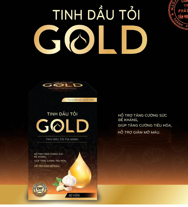 Viên Uống Tinh Dầu Tỏi Gold - Hình ảnh 1