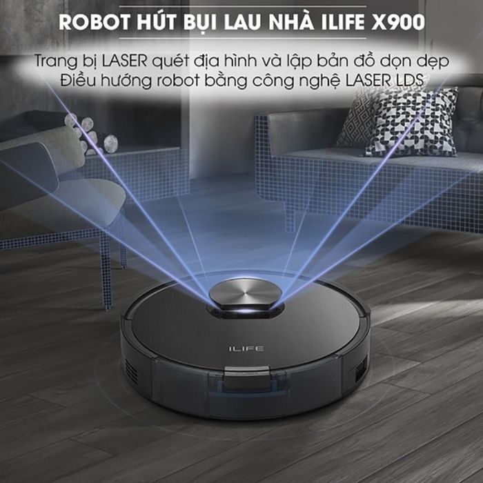 Hình ảnh đầu tiên của Robot Hút Bụi Lau Nhà ILIFE X900